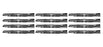 12 Pack Contour Lawn Mower Blades Fits Grasshopper 320244