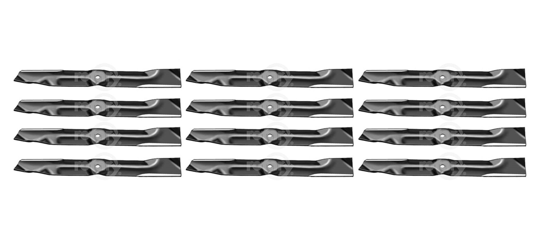 12 Pack Contour Lawn Mower Blades Fits Grasshopper 320244