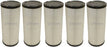 5 Pack Stens 102-061 Air Filter Toro 108-3812