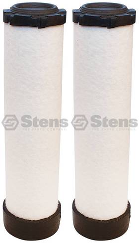 2 Pack Stens 102-077 Inner Air Filter Toro 108-3816