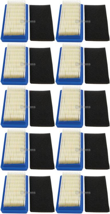 10 Pack Stens 102-149 Air Filter Combo Replaces Honda 17211-ZG9-800