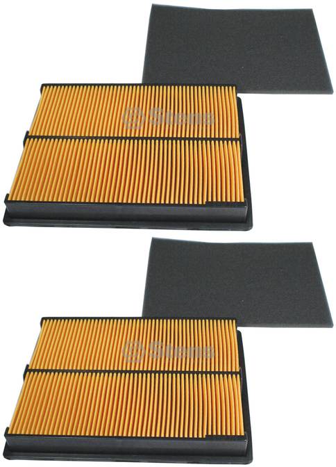 2 Pack Stens 102-164 Air Filter Combo Replaces Honda 17210-ZJ1-842