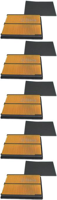 5 Pack Stens 102-164 Air Filter Combo Replaces Honda 17210-ZJ1-842