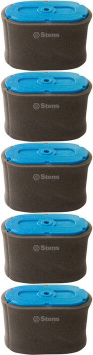 5 Pack Stens 102-218 Air Filter Combo Replaces Honda 17211-ZF5-V01