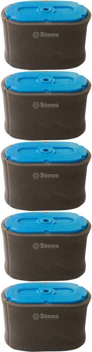 5 Pack Stens 102-218 Air Filter Combo Replaces Honda 17211-ZF5-V01