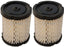 2 Pack Stens 102-285 Air Filter Fits Tecumseh 34782B