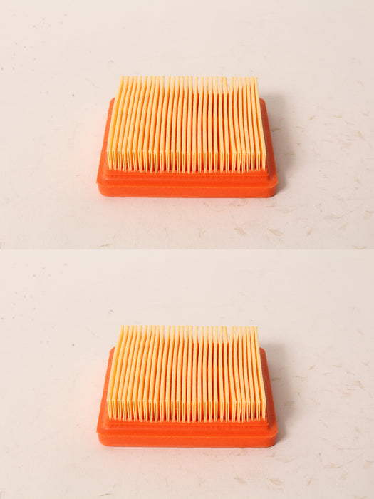 2 PK Air Filter For Stihl 4180-141-0300B KM91R KM131 BT131 HT132 FS89 FS111 FC96