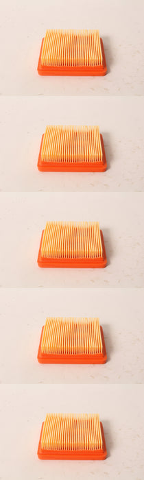 5 PK Air Filter For Stihl 4180-141-0300B KM91R KM131 BT131 HT132 FS89 FS111 FC96