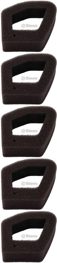 5 Pack Stens 102-570 Air Filter Replaces Fits Honda 17211-Z0Z-000