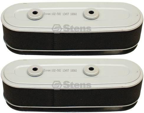 2 Pack Stens 102-582 Air Filter Combo Replaces Honda 17210-ZE7-505