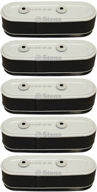 5 Pack Stens 102-582 Air Filter Combo Replaces Honda 17210-ZE7-505