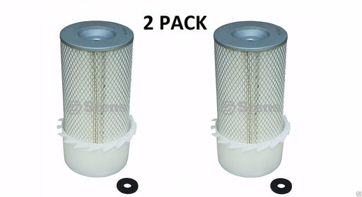 2 Pk Stens 102-600 Air Filter for John Deere AT20728 Kubota 15763-11081 Vermeer