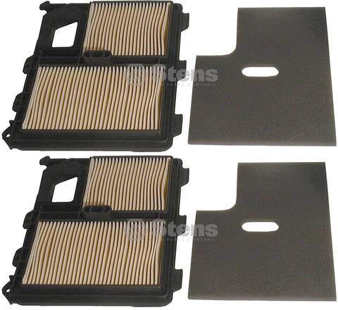 2 Pack Stens 102-719 Air Filter Combo Replaces Honda 17010-ZJ1-000