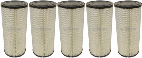 5 Pack Stens 102-808 Air Filter Vermeer 256011003