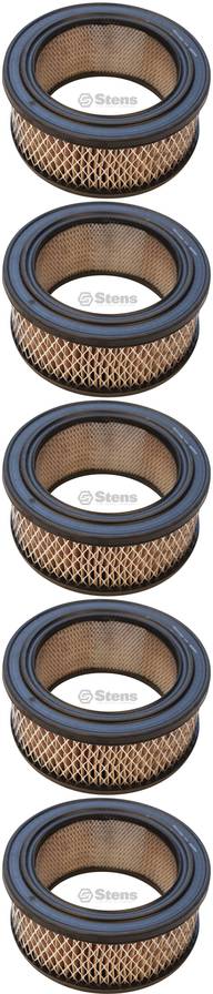 5 Pack Stens 102-906 Air Filter Fits B&S 392286