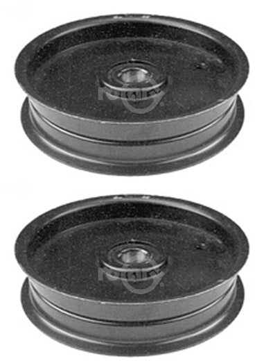 2 Idler Pulley Fits Hustler 781856 52" 60" 72" Super Z Drive 5-1/2" OD 11/16" ID