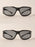 2 PK Echo 102922456 Turbine Safety Glasses Black Frame Gray Lens