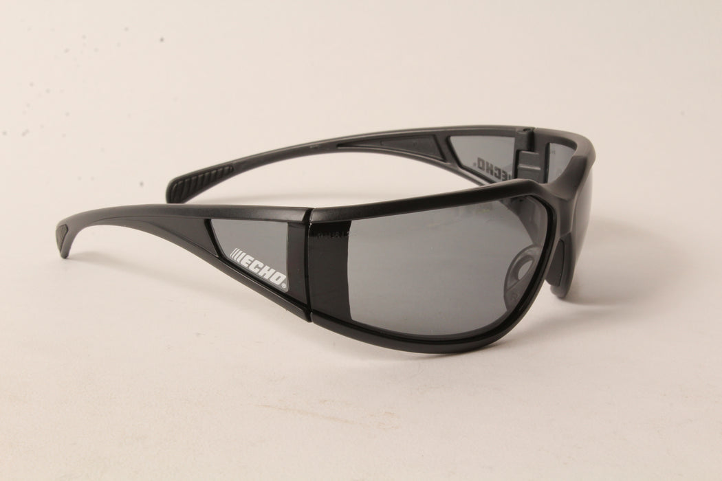 Genuine Echo 102922456 Turbine Safety Glasses Black Frame Gray Lens