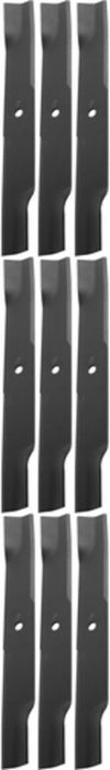 9 PK OEM Exmark 103-1580-S Solid Blade Lazer Z AS CT LC XP XS Turf Tracer Ranger