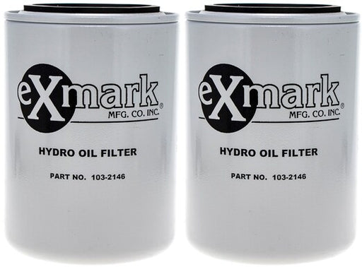 2 PK Genuine Exmark 103-2146 Hydro Oil Filter Lazer Z XP XS Front Runner DS OEM