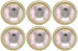 6 PK Genuine Exmark 103-4882 Grease Cap Lazer Z CT HP Vantage Turf Tracer Phazer