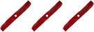 3 Genuine Exmark 103-6392-S 18" Mulch Blades Lazer Z AS CT Pioneer Turf Tracer