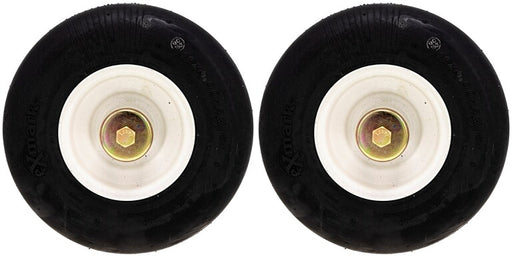 2 PK OEM Exmark 103-9591 No Flat Wheel & Bearing ASM Vantage Turf Tracer EZRider