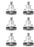 6 PK Spindle Assembly Fits Exmark 1-634972
