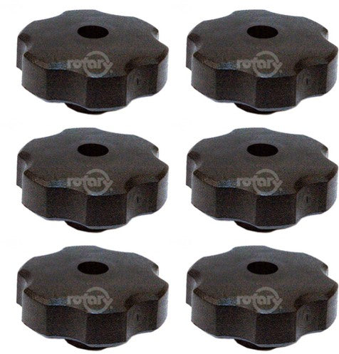 6 PK Clamping Knob Female Fits Exmark 1-323385 Snapper 7105085YP 703065