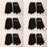 6 PK Echo 103942194 Sport & Landscape Gloves Medium Black Form Fitting Fingers