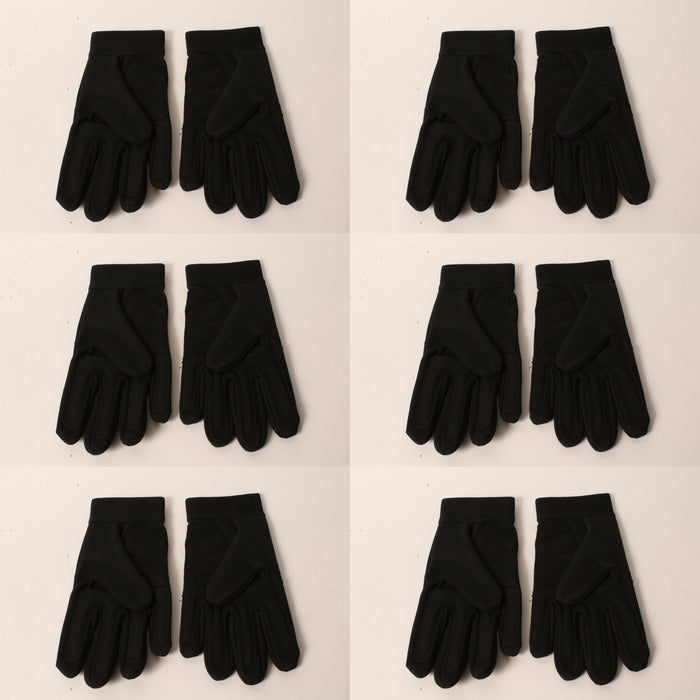 6 PK Echo 103942196 Sport & Landscape Gloves Large Black Form Fitting Fingers