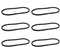 6 PK Pump Drive Belt Fits Scag 48587 SWZ-52 SWZ-60