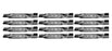 12 Pack Lawn Mower Blades Fits Windsor 50-2141