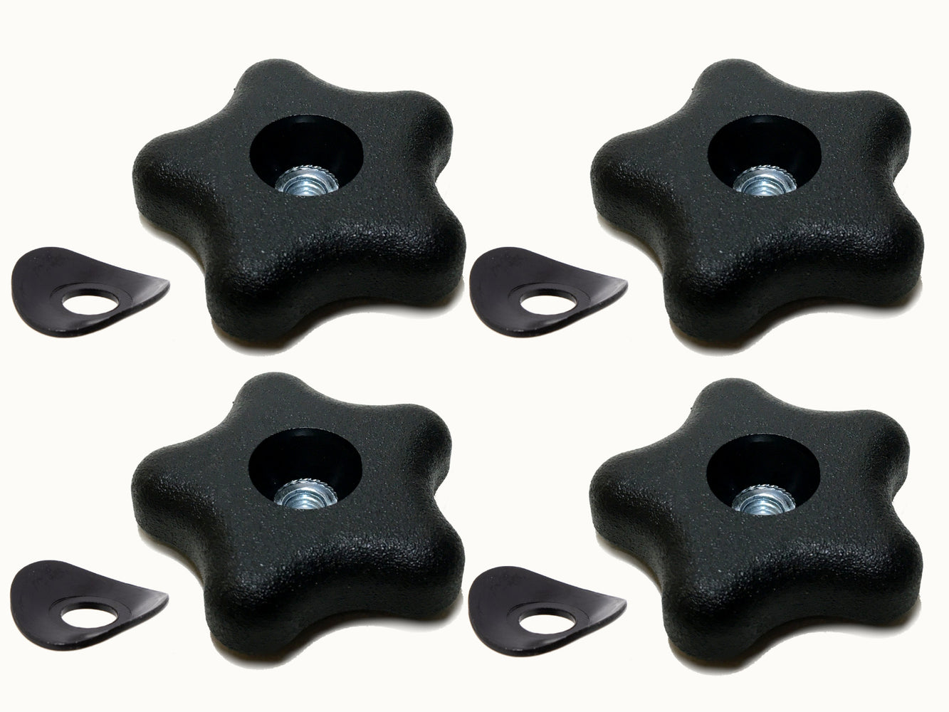 4 PK Genuine Toro 107-3844 Curved Washer & 114-3779 Handle Knob Kit OEM