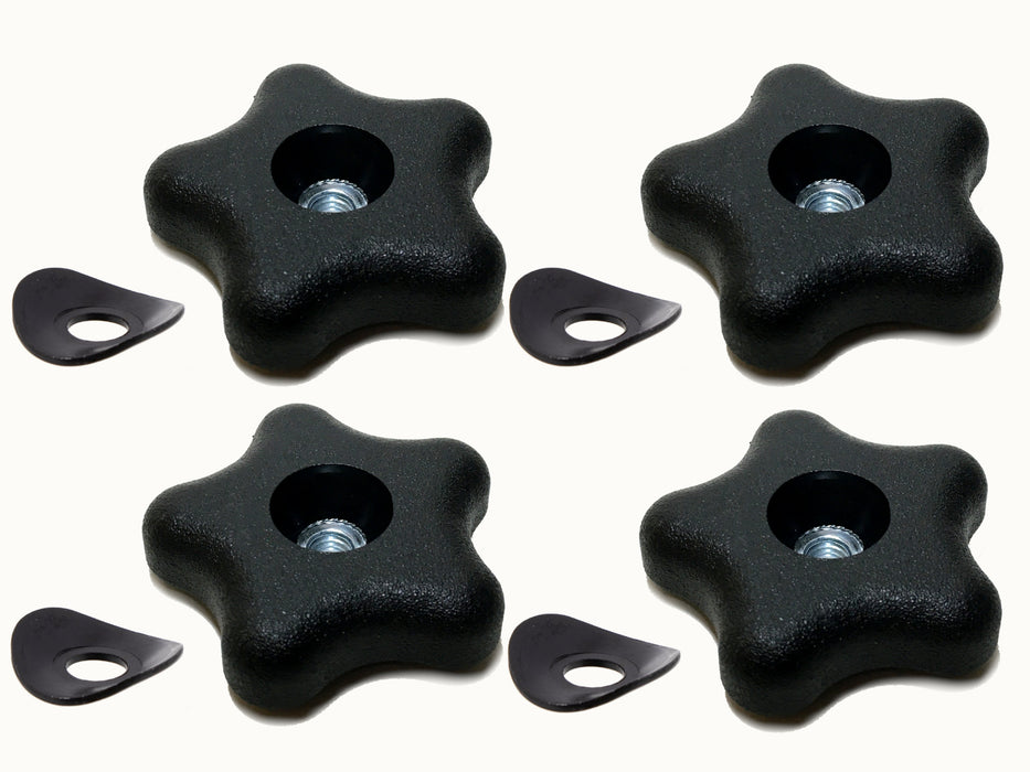4 PK Genuine Toro 107-3844 Curved Washer & 114-3779 Handle Knob Kit OEM