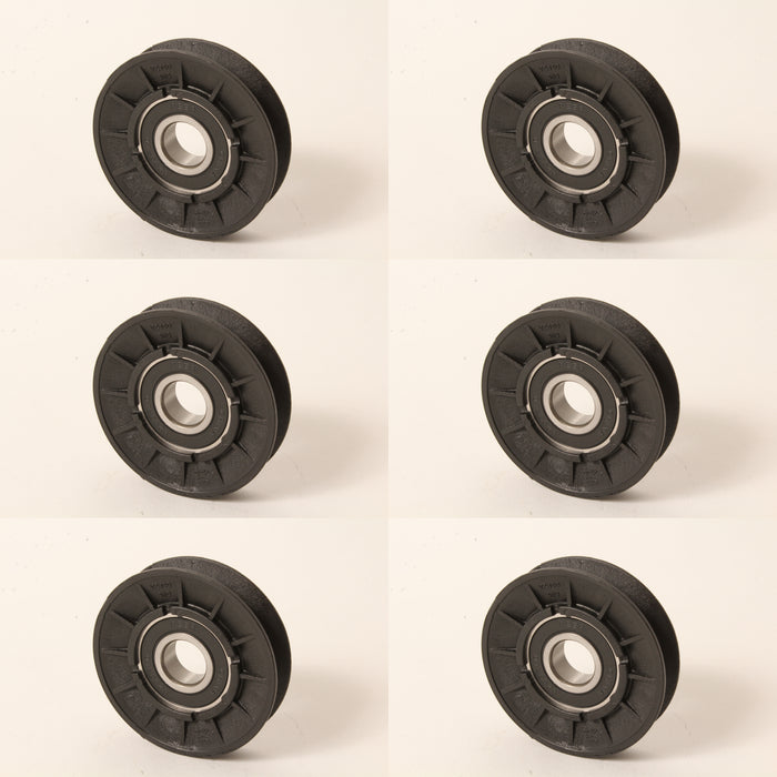 6 PK V-Idler Pulley For John Deere GX20286 G110 L100 L110 L118 L120 L17542 L2548