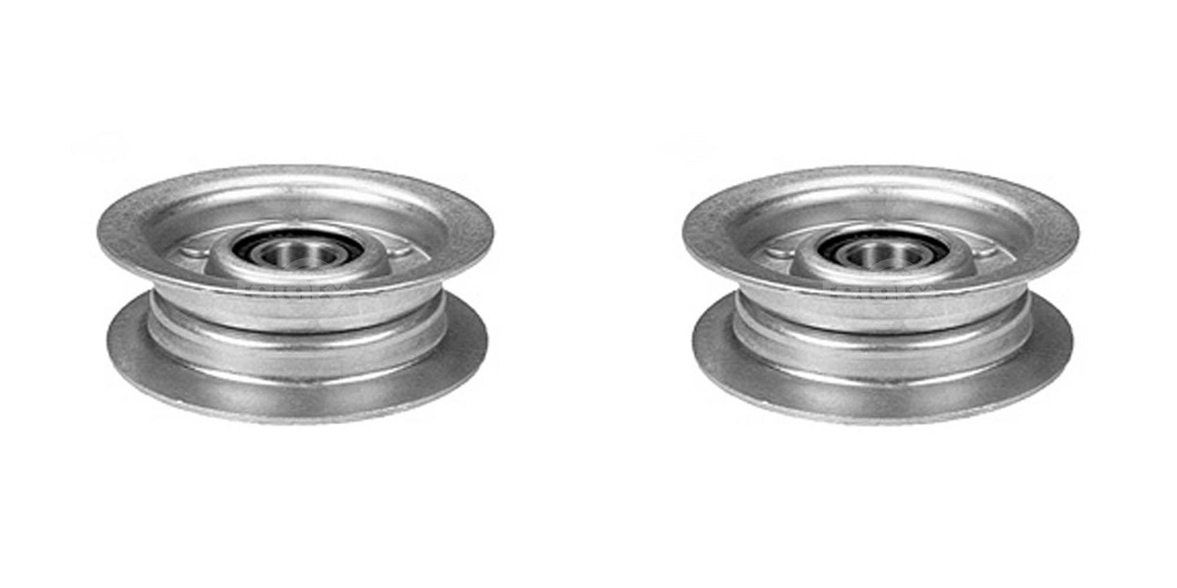 2 Pack Flat Idler Pulley Fits John Deere GY20067 GY22172 L110 L118 L120 L130