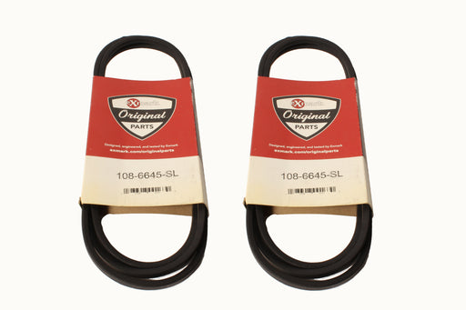 2 PK Genuine Exmark 108-6645-SL V-Belt Quest QST20BE422 S/N 790,000-850,000 OEM