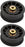 2 PK Genuine Exmark 109-4076 Flat Idler Pulley Lazer Z AC AS Front Runner