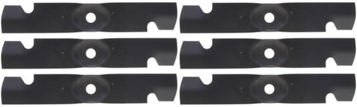 6 PK Genuine Exmark 109-6461-S Hi Lift Notch Blade Lazer Z HP 50" 103-9601-S