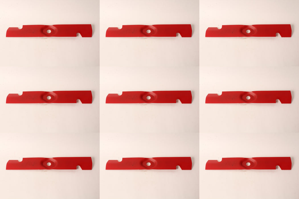 9 PK Genuine Exmark 109-6462-S High Lift Notched Blade Lazer Z HP 56" Cut OEM