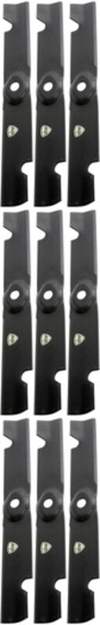 9 PK Genuine Exmark 109-6464-S Hi Lift Notch Blade Lazer Z AC Diesel XS 66"