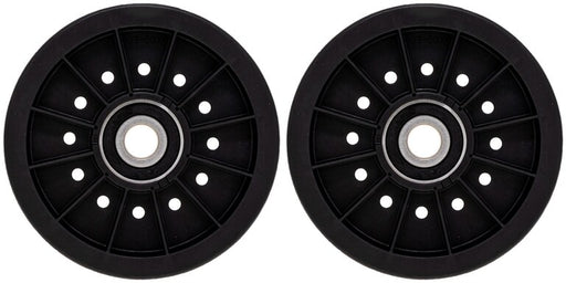 2 PK Genuine Exmark 109-8076 Flat Idler Pulley Lazer Z AS E S X Z OEM