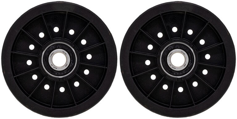 2 PK Genuine Exmark 109-8076 Flat Idler Pulley Lazer Z AS E S X Z OEM