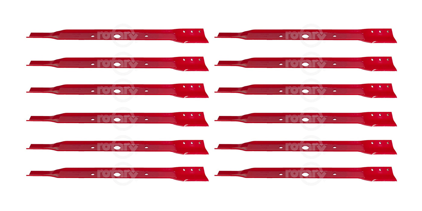 12 Pack Rotary Lawn Mower Blades Fits Windsor 50-3555