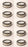 10 Pack Genuine Kawasaki 11013-0728 Air Filter Fits FH601D FH641D FH680D FH721D