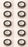 10 Pack Genuine Kawasaki 11013-0728 Air Filter Fits FH601D FH641D FH680D FH721D