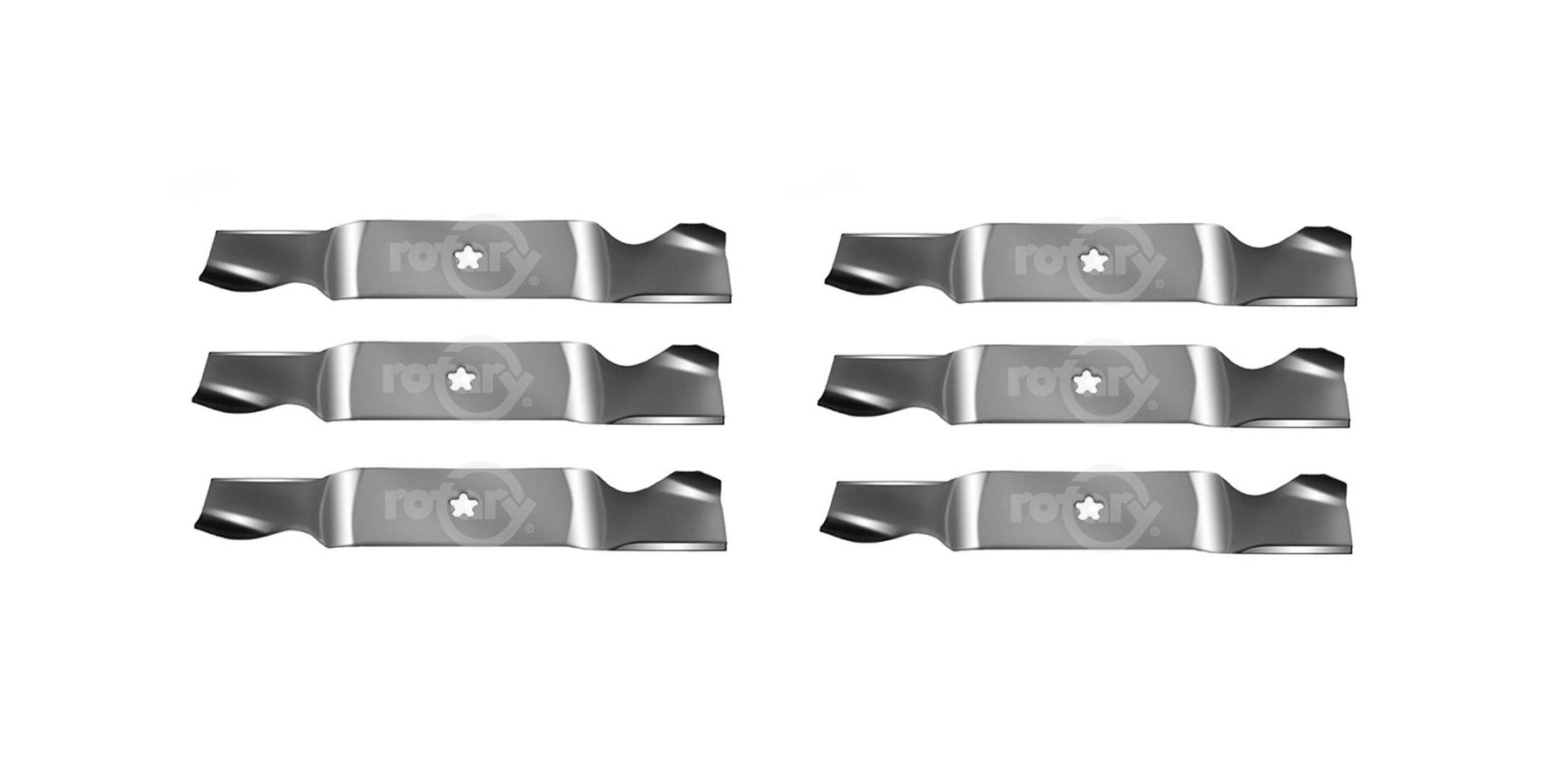 6 Pack Blades Fits AYP Roper Sears 187254 187256