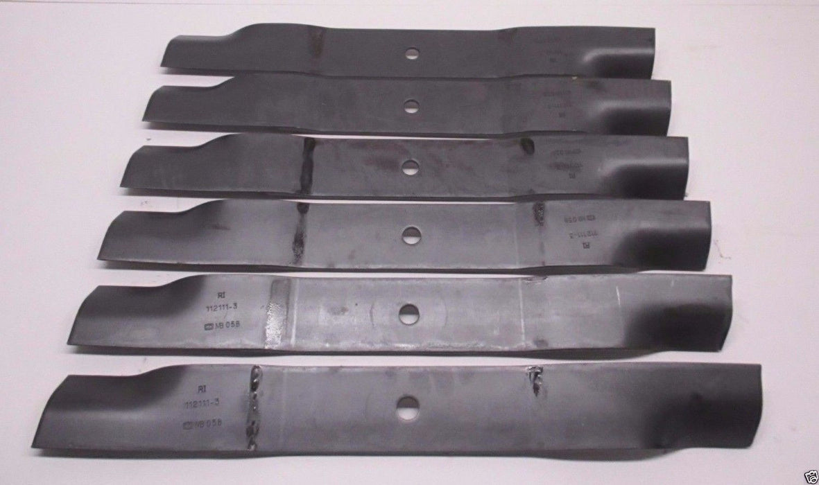 6 Pack Genuine Bobcat 112111-03 Mower Blade Fits 61" ZT Fastcut Predator Pro OEM