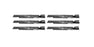 6 Pack Notched High-Lift Lawn Mower Blades Fits Windsor 50-3456